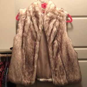 BCBG Fur Vest